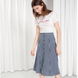 & Other Stories Mid Length Skirt